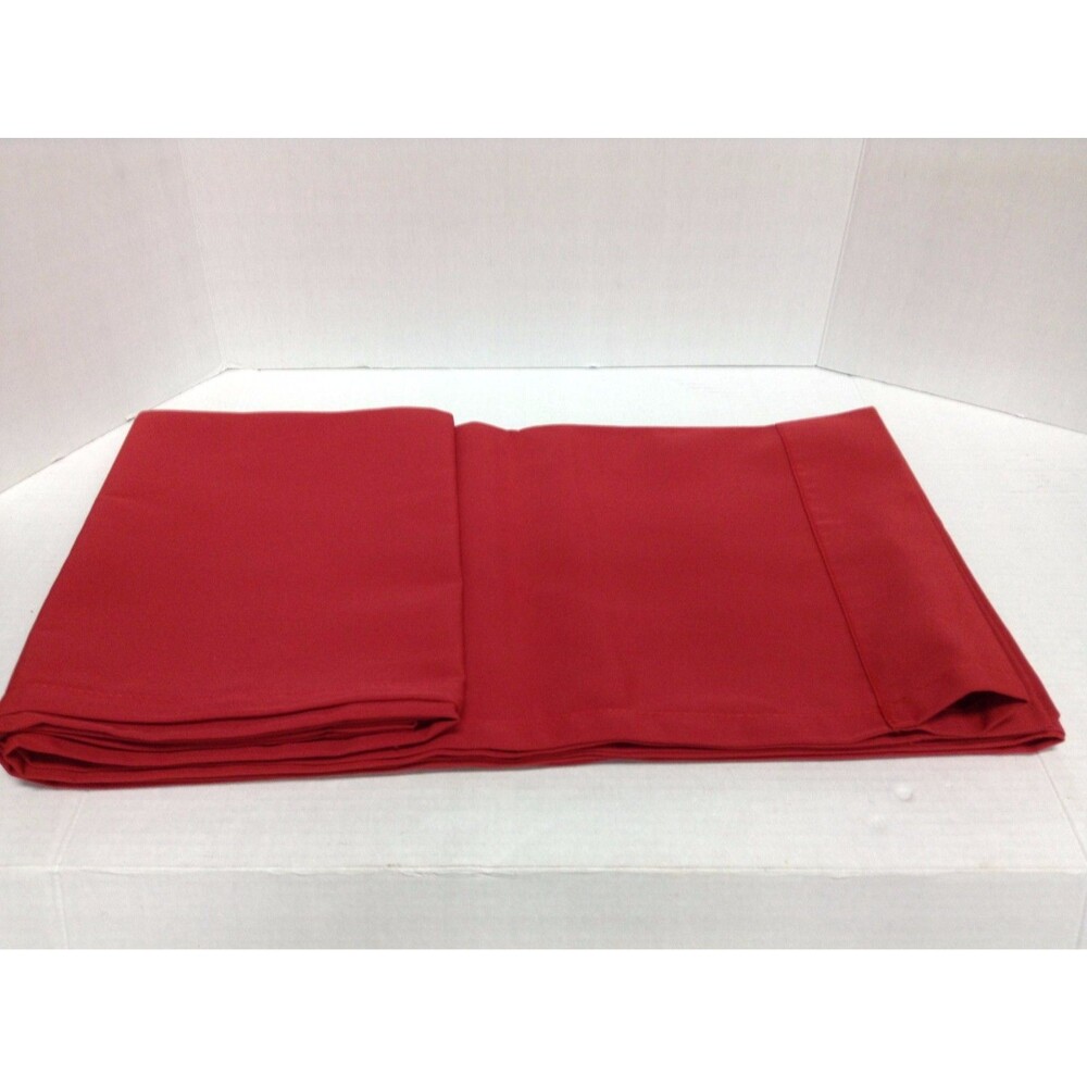 Frontgate Outdoor Patio Drapes Curtains Panels Luxury Obravia Red 50x96